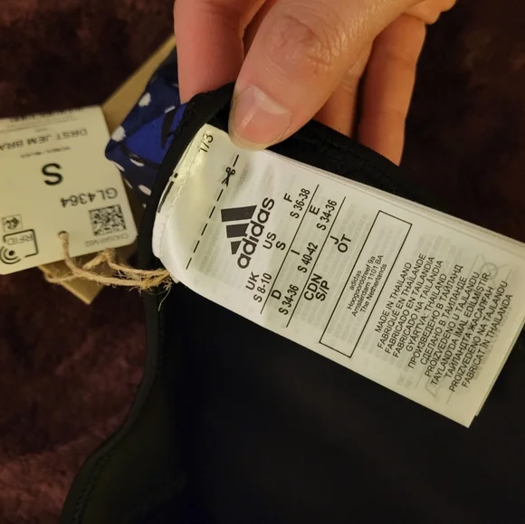 NWT Adidas Sports Bra - Picture 5 of 8